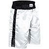 FIGHT-FIT - Short de Boxe Long / Blanc-Noir / Medium