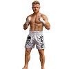 FIGHTERS - Muay Thai Shorts / Fight Club Skull / Weiss / Large