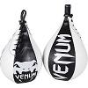 Venum - Balon de velocidad / Speed ​​Bag / Skintex / Negro-Blanco / Large