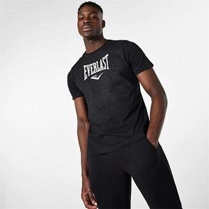 Everlast - T-Shirt / Geo Print / Noir / Medium