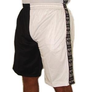 FIGHT-FIT - Shorts de fitness / Noir-Blanc / Small