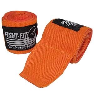 FIGHTERS - Bandages de Boxe / 450 cm / élastiques / Orange