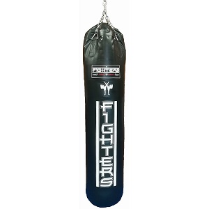 FIGHTERS - Sac de boxe / Performance / 100 cm / 25 kg / noir