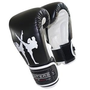 FIGHTERS - Guantes Boxeo / Giant / Negro / 10 oz