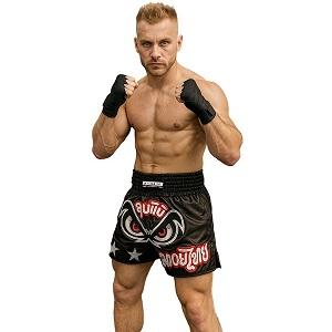 FIGHTERS - Muay Thai Shorts / No Fear / Noir / XL