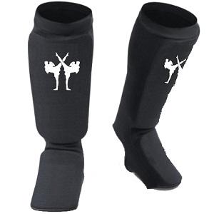 FIGHTERS - Shin guard / Combat / Black / Large