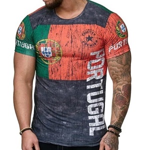 FIGHTERS - T-Shirt / Portugal  / Red-Green-Black / XL