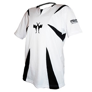 FIGHTERS - Chemise Kick-Boxing / Competition / Blanc / XL