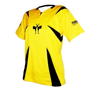 FIGHTERS - Chemise Kick-Boxing / Competition / Jaune / Large