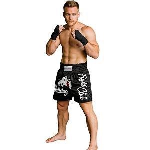FIGHTERS - Shorts de Muay Thai / Bulldog  / Noir / XXL