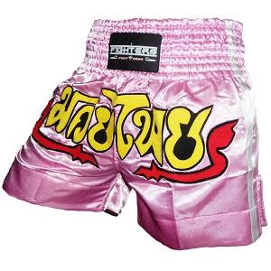 FIGHTERS - Shorts de Muay Thai / Rose / Small