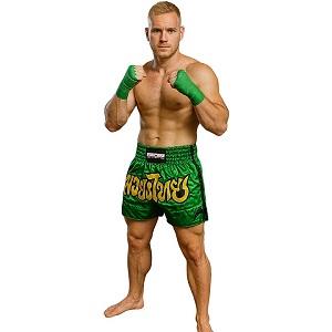 FIGHTERS - Shorts de Muay Thai / Vert / Medium
