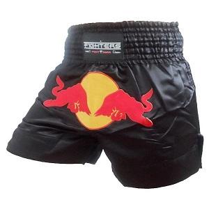 FIGHTERS - Shorts de Muay Thai / Bulls / Noir / XL