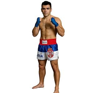 FIGHTERS - Shorts de Muay Thai / Serbie-Srbija / Gbr / Small
