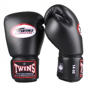 Twins - Gants de Boxe / BG-N / Noir / 16 oz