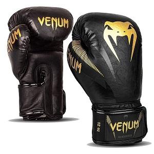 VENUM - Gants de boxe / Impact / Noir-Or / 10 oz