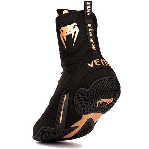 Venum - Boxing Shoes / Elite / Black-Bronze / EU 41