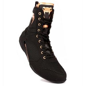 Venum - Boxing Shoes / Elite / Black-Bronze / EU 41