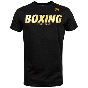 Venum - T-Shirt / Boxing VT / Black-Gold / XL