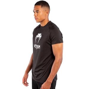 Venum - T-Shirt / Classic Dry Tech / Black-White / Small