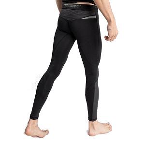 Venum - Pantaloni a compressione / Tempest 2.0 / Nero-Grigio / XL