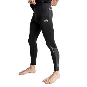 Venum - Pantaloni a compressione / Tempest 2.0 / Nero-Grigio / XL