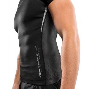 Venum - Rashguard / Tempest 2.0 / Short Sleeve / Noir-Gris / Large