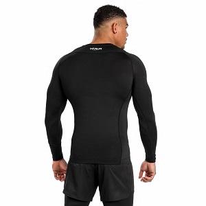 Venum - Rashguard / Attack  / Long Sleeve / Noir-Gris / Medium