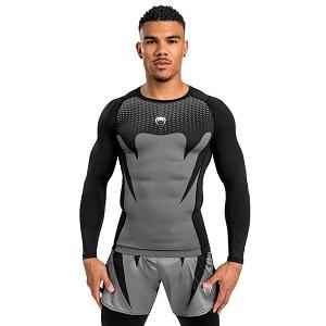 Venum - Rashguard / Attack  / Long Sleeve / Noir-Gris / Medium