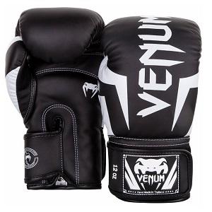 Venum - Gants de Boxe / Elite / Noir-Blanc / 14 oz