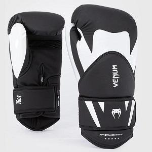 Venum - Boxing Gloves / Challenger 4.0 / Black-White / 12 oz