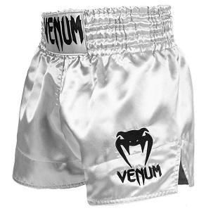 Venum - Short de Muay Thai / Classic  / Argent-Noir / XL
