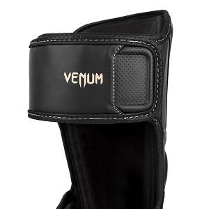 Venum - Espinilleras / Impact Evo / Negro-Negro / XL