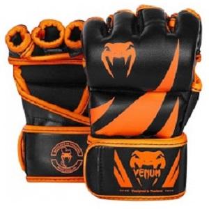 Venum - MMA Gants Challenger / Noir-Neo Orange / Small