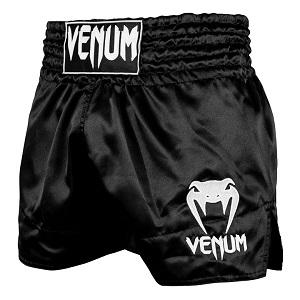 Venum - Muay Thai Shorts / Classic / Schwarz-Weiss / Medium