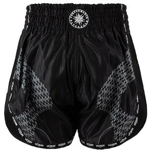 Venum - Short de Muay Thai / Nexus / Noir-Argent / Medium