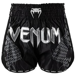Venum - Short de Muay Thai / Nexus / Noir-Argent / Medium