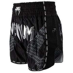 Venum - Short de Muay Thai / Nexus / Noir-Argent / Medium