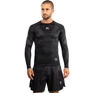 Venum - Rashguard / Nexus / Long Sleeve / Noir-Argent / Small