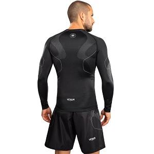 Venum - Rashguard / Nexus / Long Sleeve / Noir-Argent / Small