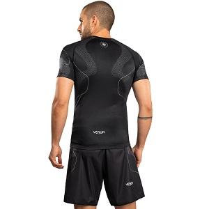 Venum - Rashguard / Nexus / Short Sleeve / Noir-Argent / Medium