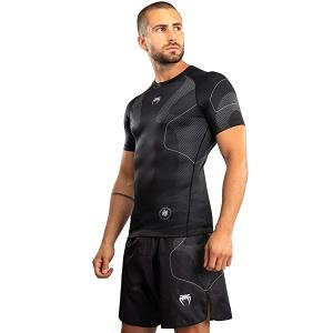 Venum - Rashguard / Nexus / Short Sleeve / Noir-Argent / Medium