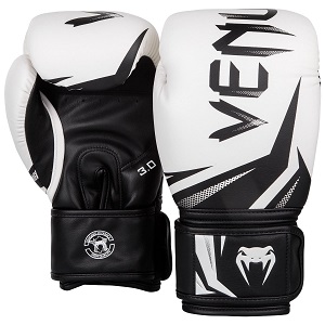 Venum - Gants de Boxe / Challenger 3.0 / Blanc-Noir / 10 oz