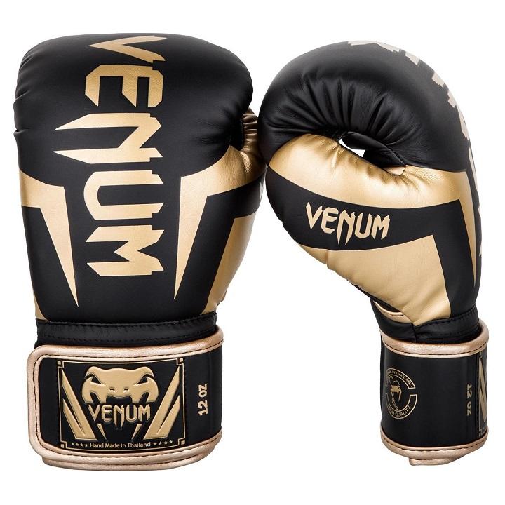 Venum - Guantes Boxeo / Elite / Negro-Blanco / 10 oz