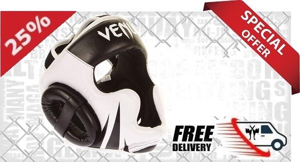 Venum - Casque de Boxe / Challenger / Noir-Blanc